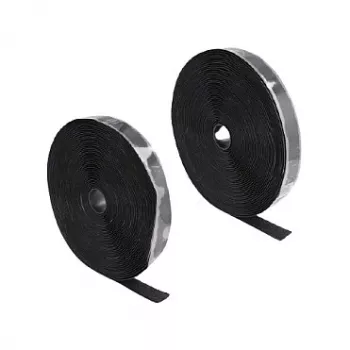 Fita de velcro DeLOCK autoadesiva C 15 m x L 25 mm preto