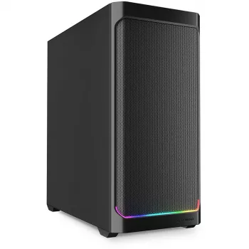 Sharkoon AK4 RGB STRIP Midi Tower preto
