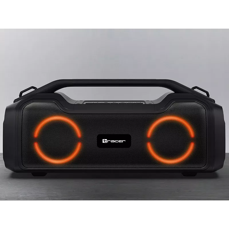 Altifalante portátil estéreo TRACER BigBoy TWS Bluetooth 40 W RMS, Bluetooth 5.3, bateria de 12 h, preto