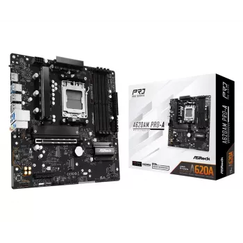 Placa-mãe ASRock A620AM PRO-A AM5 Micro-ATX