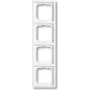 Busch-Jaeger future linear 1724-184K moldura de cobertura quádrupla, branco estúdio