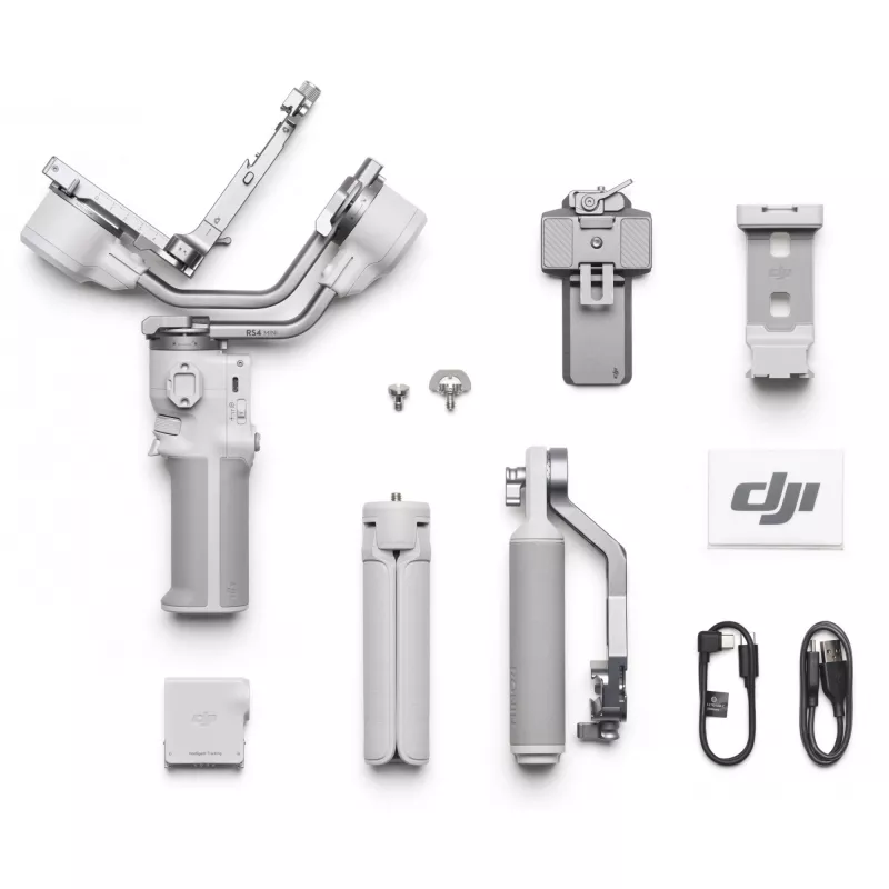 Estabilizador Gimbal DJI RS 4 Mini Combo — estabilizador de mão compacto e leve para câmaras sem espelho