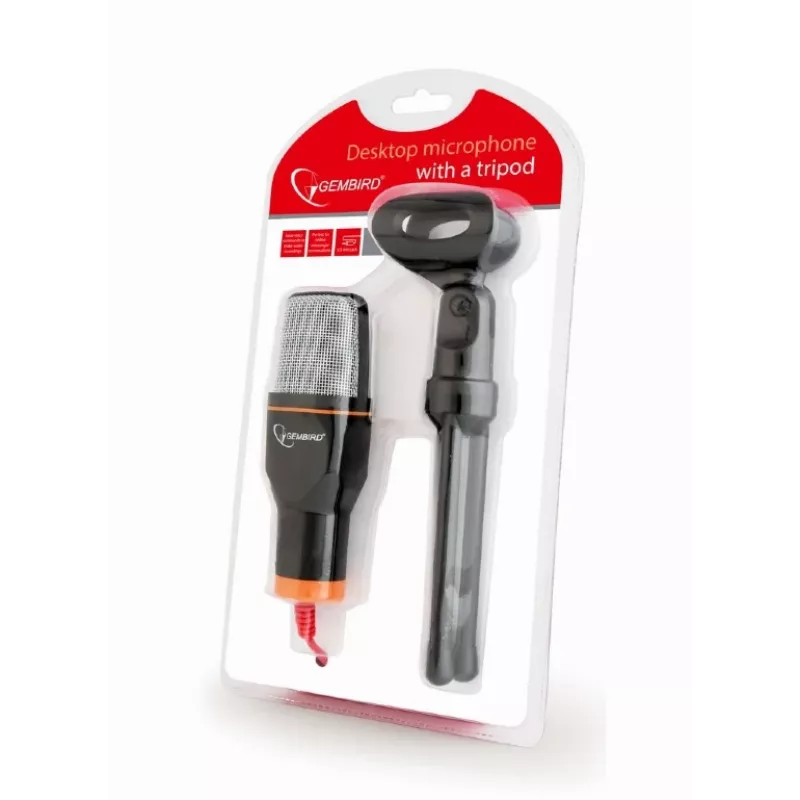 Microfone de mesa/estativo MIC-D-03 GEMBIRD