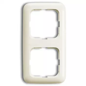 Busch-Jaeger 2512-212 moldura de 2 módulos, Duro 2000 SI branco
