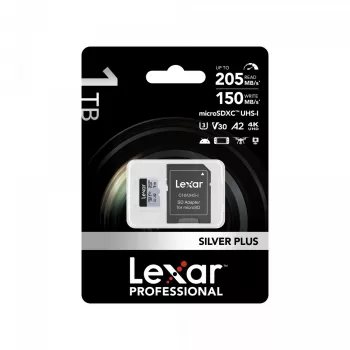 Memória flash Lexar 1TB UHS-I MicroSDXC SILVER PLUS
