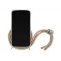 Capa com colar para smartphone Lookabe para iPhone Xs Max – acabamento dourado nude