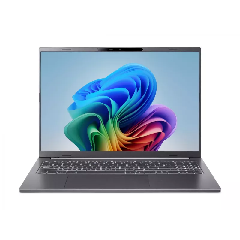 Portátil Acer Aspire 16 AI A16-11M-X8TY 16,0 polegadas WUXGA Snapdragon X1-26 32GB RAM 1TB SSD Windows 11 ARM