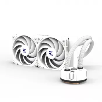 Zalman Reserator5 Z24 ARGB Branco Refrigeração líquida de CPU Radiador de 240 mm 2 ventoinhas de 120 mm