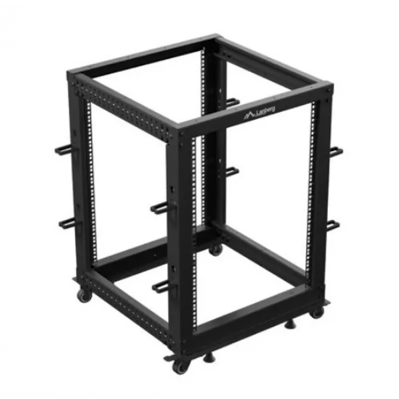 Rack autónomo Lanberg OR01-6115-B 15U preto capacidade 600 kg