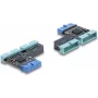 Hub USB DELOCK 67341 header de 20 pinos para 2× USB 5 Gbit/s