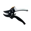 Tesoura de poda Fiskars 1000575 bigorna — tesoura de jardim manual para cortar madeira seca, preto/laranja