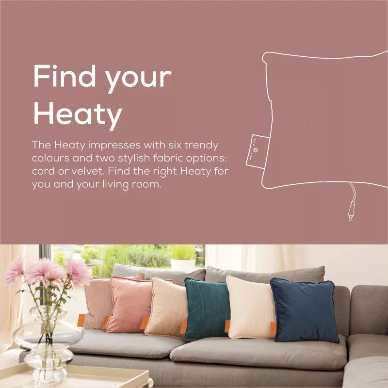 Beurer HK 77 Heaty blush-rose lavanda capa de veludo (20074)