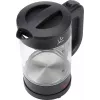 Jata HA702 chaleira elétrica, 1,2 l, 1500 W, vidro de borossilicato, sem fio, preta