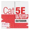 Alantec KIU5OUTS305Q Cabo de rede Preto 305 m Cat5e U/UTP (UTP) (KIU5OUTS305Q)