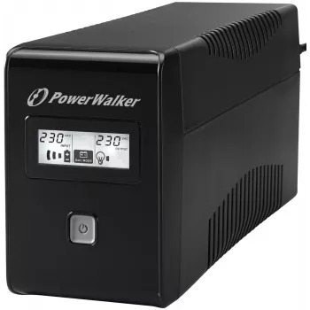 PowerWalker VI 850 LCD fonte de alimentação ininterrupta (UPS) Line-Interactive 0,85 kVA 480 W