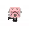 Câmara de ação desportiva digital para crianças Extralink H18 rosa – IP68, 1080p, ecrã de 2 polegadas