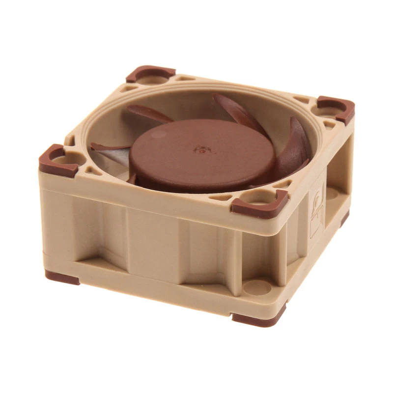 Noctua NF-A4x20 FLX ventoinha de caixa, 40x20 mm, 12 V, 3 pinos, 3700–5000 rpm, 9,4 m³/h, rolamento SSO2, bege/castanha