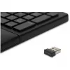 Kensington ProFit Ergo Teclado sem fios FR, tamanho completo (100%), com fio e sem fios, RF Wireless + USB, AZERTY, preto