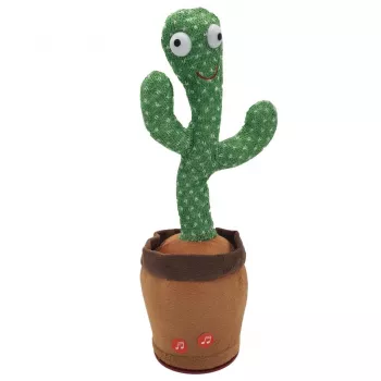 Cato dançante de brincar Extralink Toys, brinquedo cantante para crianças LED USB