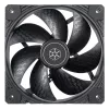 Ventoinha de refrigeração SILVERSTONE SST-SF140B 140 mm preta ventoinha axial para caixa de PC
