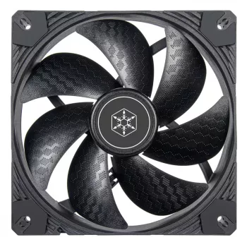 Ventoinha de refrigeração SILVERSTONE SST-SF140B 140 mm preta ventoinha axial para caixa de PC
