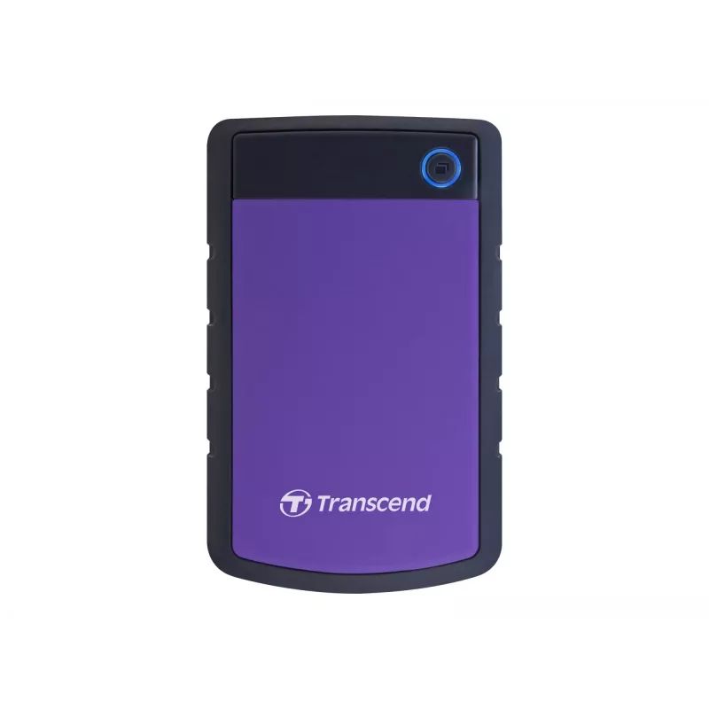 Transcend StoreJet 25H3P - Disco rígido - 4TB - externo (portátil) - 2.5 (6,4 cm) - USB3.0 - AES de 256 bits - roxo (TS4TSJ25H3P)