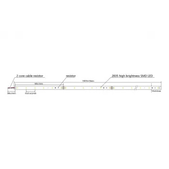 Synergy 21 Fita Flex LED 2835 - 30 NW DC24V 130W IP20 ULS 20m
