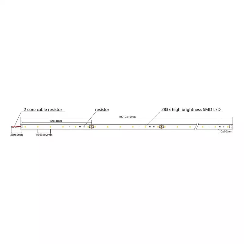 Synergy 21 Fita Flex LED 2835 - 30 NW DC24V 130W IP20 ULS 20m