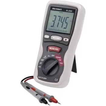 Voltcraft testador de componentes digital R-200 CAT III 600 V visor (contagens): 4000 (R-200)