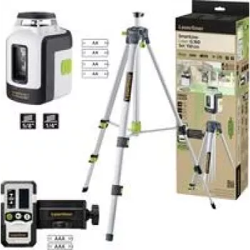Nivelador laser Laserliner SmartLine-Laser G360 conjunto — linhas 360°, alcance 150 cm