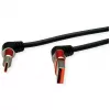 Cabo ROLINE USB 2.0 Type-C - Type-A ST/ST rotação 360° preto vermelho 1 m 11.02. - cabo - digital/dados