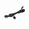Ventoinha para caixa de computador White Shark Pulsar 12 cm preto