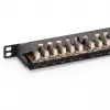 Patch Panel Digitus CAT 6 Class E High Density blindado preto