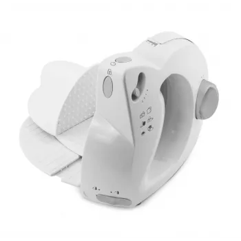 Máquina de cortar fiambre elétrica ESPERANZA EKM017W — 150 W, lâmina de aço inoxidável de 17 cm, espessura máxima de corte 15 mm, cor aço inoxidável, caixa em plástico