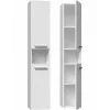 Armário de arrumação de casa de banho top e shop NEL I BIEL, independente, 5 prateleiras, 310×300×1740 mm, branco