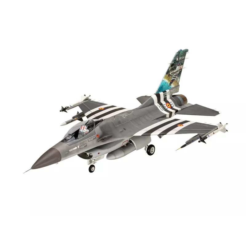Avião de plástico REVELL F-16 Falcon 50th Anniversary kit 1:32