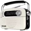 Coluna SVEN SRP-505, branca (3W, Bluetooth, FM/AM/SW, USB, microSD, AUX, bateria)