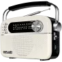 Coluna SVEN SRP-505, branca (3W, Bluetooth, FM/AM/SW, USB, microSD, AUX, bateria)