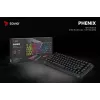 Teclado gaming Savio Phenix SAVGK-RED USB RF Wireless Bluetooth QWERTY