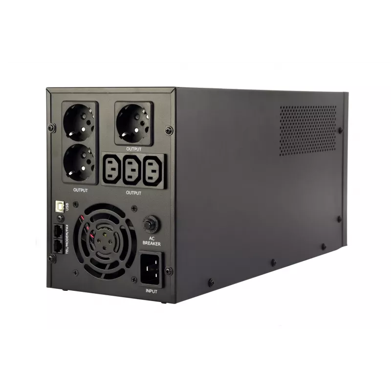 UPS (fonte de alimentação ininterrupta) Gembird EG-UPS-036 Line-Interactive 3 kVA 1800 W 6 saídas AC