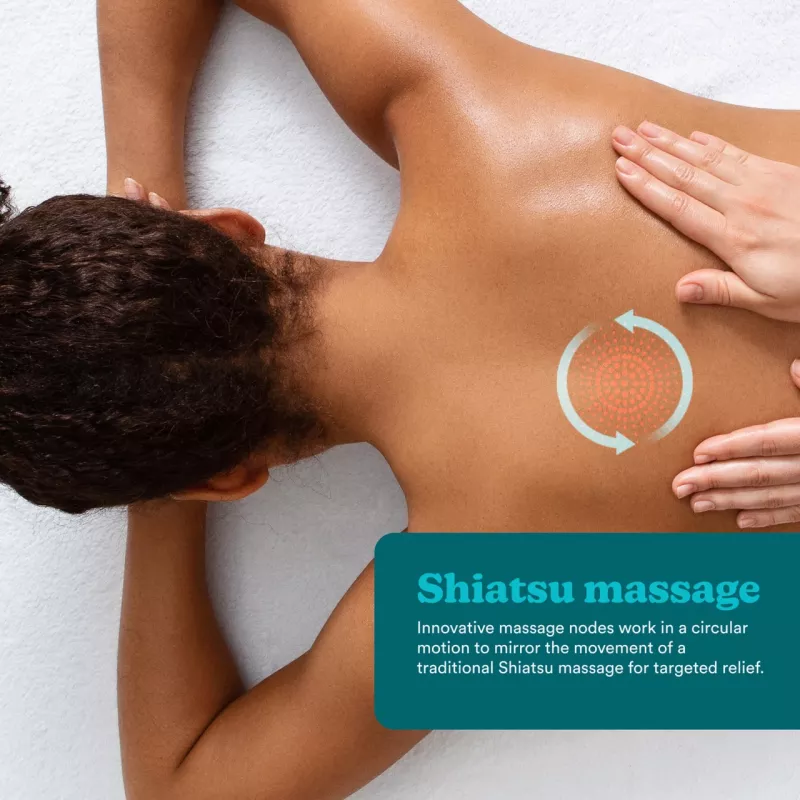 Massajador de almofada HoMedics SP-50H com nós Shiatsu e função de calor