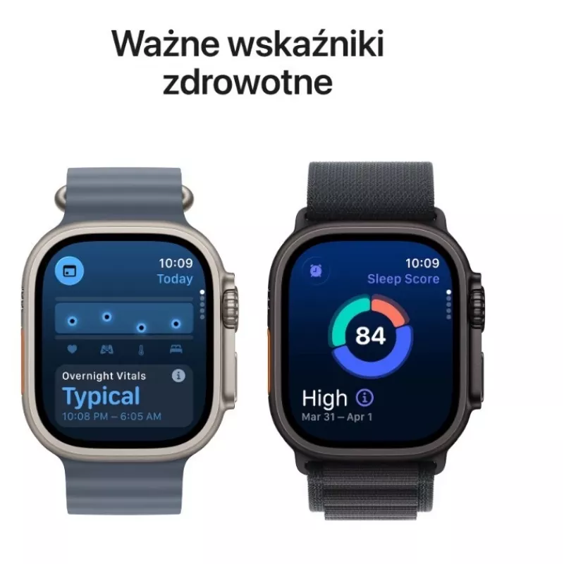 Smartwatch Apple Watch Ultra 3 GPS + Cellular 49mm caixa de titânio preta com bracelete Milanese Loop de titânio preta Medium