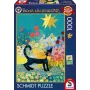 Rosina Wachtmeister: Gato no Sea of Flowers, Puzzle 1000 peças