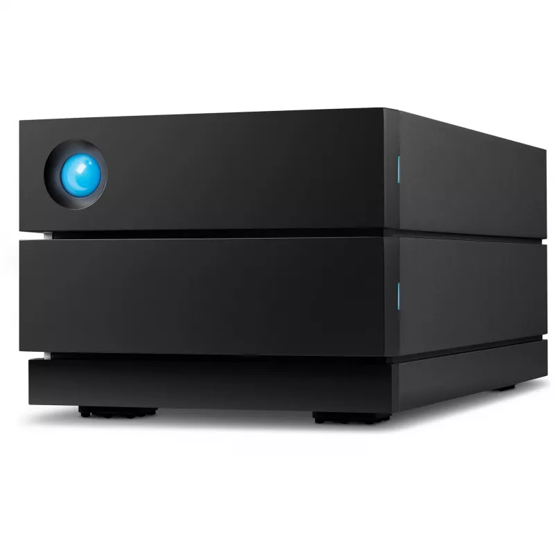 LACIE 2big RAID 16 TB USB-C 3,5 polegadas Hot-Swap discos IronWolf Pro 7,2 rpm 5 anos de recuperação de dados incluída