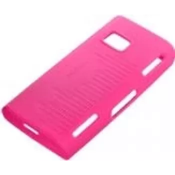 Nokia CC-1001 - Capa de proteção para telemóvel - silicone - fúcsia - para Nokia X6, X6 Life Ball, X6-00
