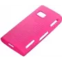 Nokia CC-1001 - Capa de proteção para telemóvel - silicone - fúcsia - para Nokia X6, X6 Life Ball, X6-00