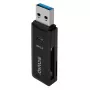 Leitor de cartões SAVIO AK-64 USB 3.2 Gen 1 saída tipo A, ranhura MicroSD, 5000 Mbit/s, preto