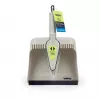 Conjunto de vassoura e pá Beldray LA032760PEU7 Deep Clean Design, conjunto compacto de vassoura de mão com cerdas inclinadas e pá correspondente