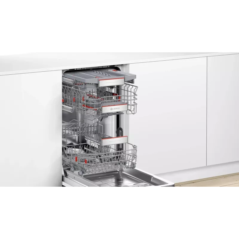 Máquina de lavar loiça Bosch Serie 6 SPV6ZMX17E Totalmente integrada 10 conjuntos de louça