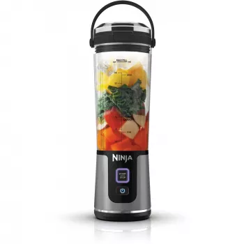 Misturadora desportiva Ninja BC151EUBK — recipiente de 0,53 L, 14,4 W, bateria, Ice-Crush, preto
